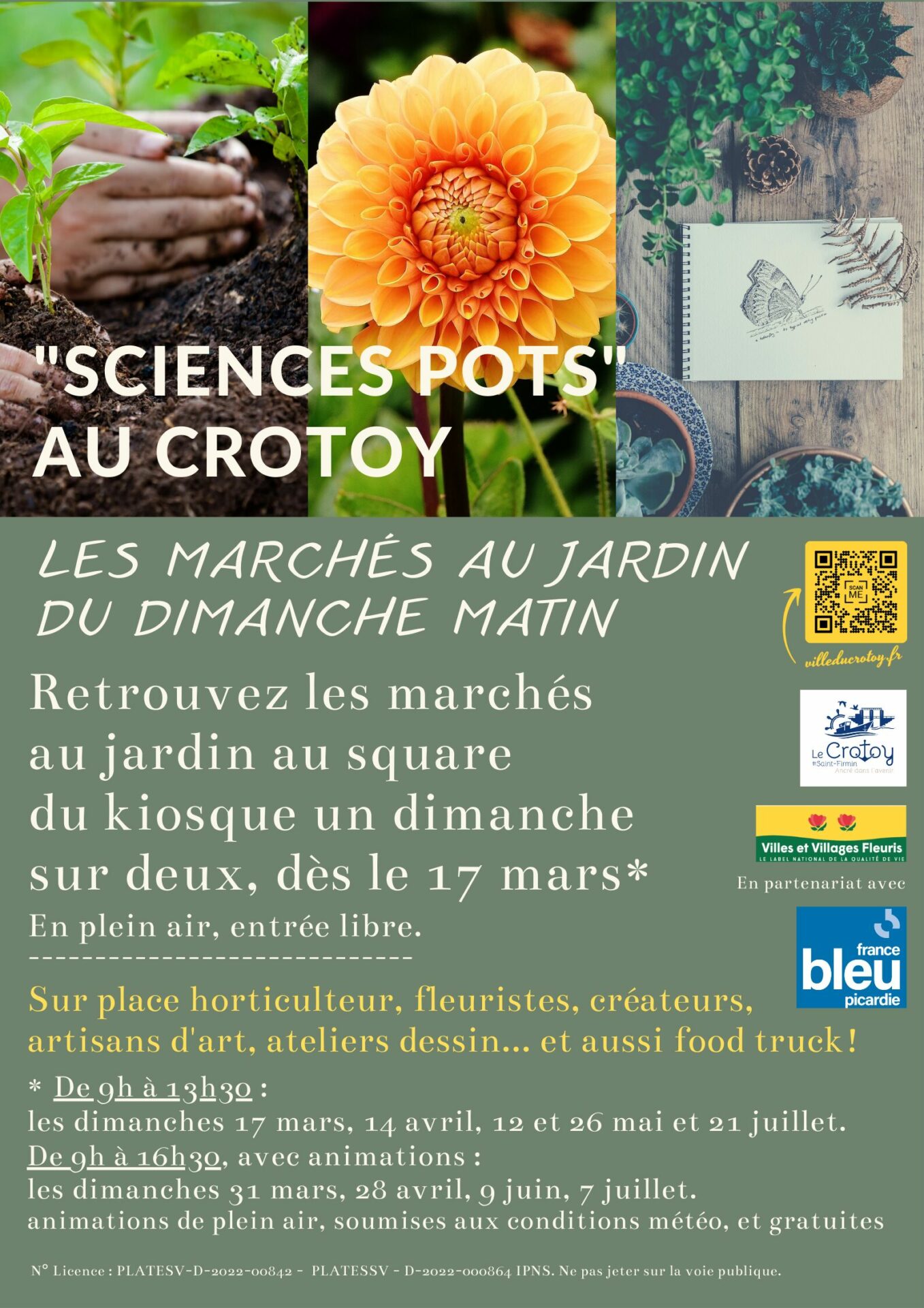Ce dimanche 28 avril : Sciences pots spécial “livres au jardin”, avec l’auteure du guide des jardins remarquables des Hauts-de-France