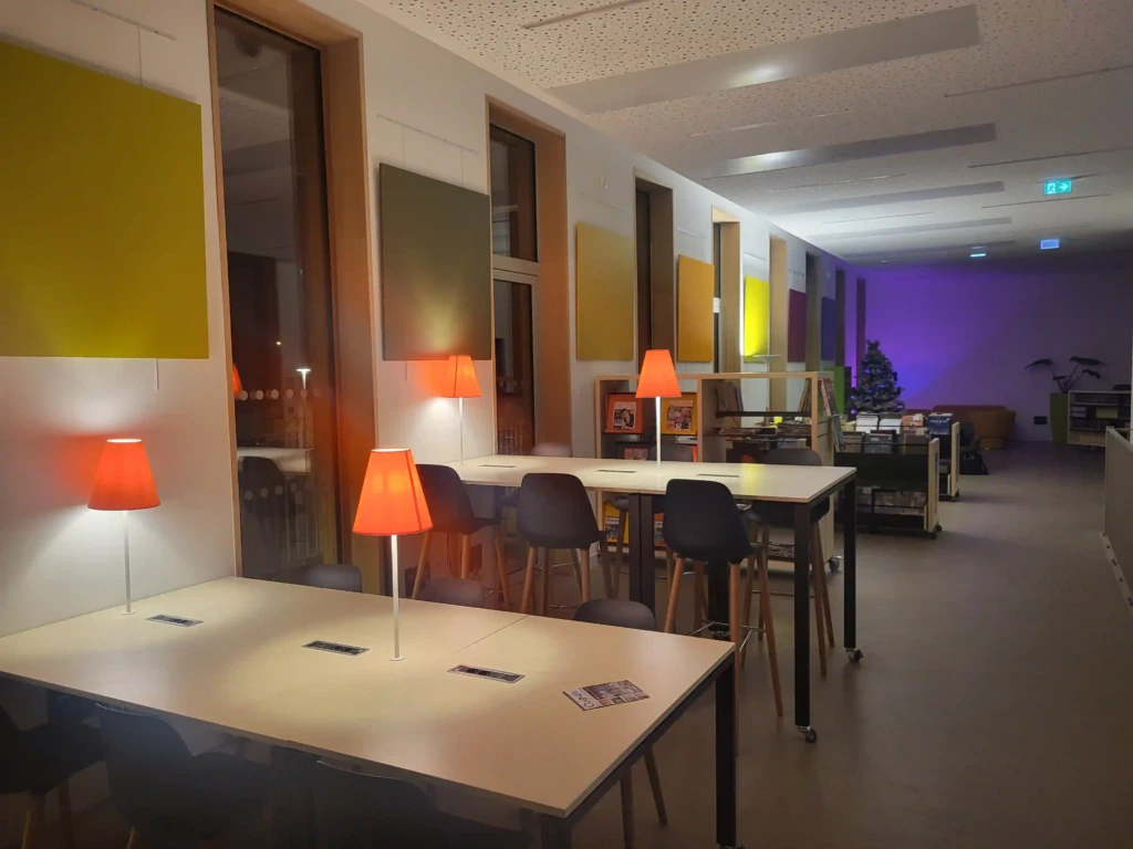 Coin lecture de la médiathèque Le Crotoy